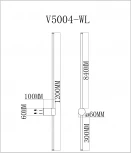 Бра линейное светодиодное Moderli Ricco V5004-WL