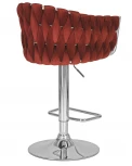Стул барный DOBRIN MARCEL (винный велюр (MJ9-35))
