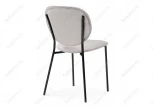Стул на металлокаркасе Саранда серый / черный глянец