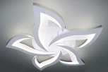 Потолочная люстра Natali Kovaltseva LED INNOVATION STYLE 83002 (регулировка яркости, 220V, пульт управления, умный дом - LampSmart, цветы)