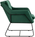 Кресло велюр зелёный Stool Group Роланд УТ000035917