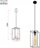 Светильник подвесной Luna 5148-201 1 х Е27 40 Вт (220V, на проводе)