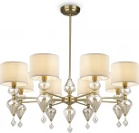 Потолочная люстра на штанге Freya Raise FR5369CL-08BS (220V)