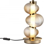 Настольная лампа Odeon Light Bruco 5095/12TL латунный/янтарный градиент/металл/стекло LED 12W 4000K (220V, выключатель)