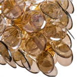 Подвесная люстра каскадная Divinare Chloe 7566/01 SP-18 (220V, хрусталь, на цепи)