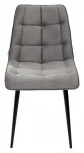 Стул CHIC-Q светло-серый #26, велюр / черный каркас 4 шт/ 1 к