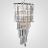 Подвесная люстра Odeon Chandelier Helix Clear 37 ImperiumLoft 40,1931 (75295-22) (220V, на цепи)