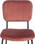 Стул CAROL (mod. UC06) Tetchair (Коралловый,Черный).