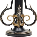 Наземный фонарь Кузнечное дело Ретро 27-001-ЧЗ (220V, ковка, под старину, IP54)