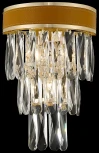 Настенный светильник каскадный Wertmark Clarissa WE136.03.301 (220V, хрусталь)