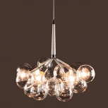 Подвесная люстра Loft IT Bunch 10048/6 White (220V, на проводе, шарики)