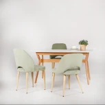 Стол R-Home Нарвик раскладной 140-180 ОРЕХ-Белый