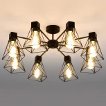 Потолочная люстра Eurosvet Trappola 70107/8 черный (220V)