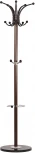 Вешалка напольная CLYDE (чёрный мрамор, коричневый под дерево)