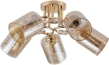 Потолочная люстра на штанге Escada Neulia 1118/5PL E27*40W Gold