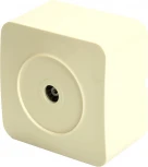 ТВ-розетка (слоновая кость) Stekker София 49480