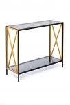 Консольный стол AllConsoles 1031-CB_G grey черный муар, золотой