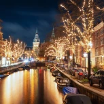 Гирлянда Eurosvet 400-102 теплый белый с эффектом мерцания