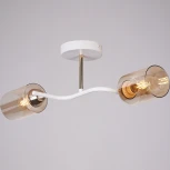 Потолочная люстра на штанге ILLUMICO IL8148-2COU-79 WH GD Bice (220V)