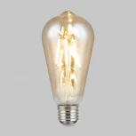 Лампочка светодиодная E27 6 Вт 620 lm 2800K теплое желтое свечение Voltega Loft LED 5526