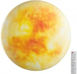 Настенно-потолочный светильник Sonex Sun 7726/EL пластик/мульти LED 70Вт 3000-6000К D500 IP43 пульт ДУ (220V, круглые)