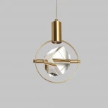 Бра LED 3W, K9 кристалл, золотая бронза Imex CR.23453-1-W-GB-LED