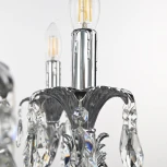 Подвесная люстра Bohemia AL7901 AL79101/10/250 B Ni (220V, подвески, на цепи, подсвечник, свеча)
