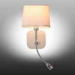 Бра на гибкой ножке для чтения Omnilux Monteluco OML-62601-02 (220V, выключатель)