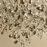 Подвесная люстра Reluce 08281-0.4-06 CR (220V, хрусталь, на цепи)