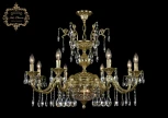 Подвесная люстра с хрустальными подвесками Art Classic 31.29 31.29.8.CK250SP.250GL.G.Sp.Clear.1B