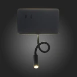 Настенный светильник для чтения с usb-портом ST Luce Pinaggio SL1576.401.02 (LED, 220V, выключатель)