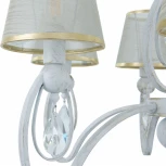 Подвесная люстра Arte Milano AM347203 347203/6 WT+G (220V, подвески, на цепи)