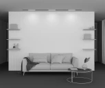 Трековый светильник (магнитный) Maytoni Basis TR030-2-12W2.7K-B (LED, 48V)