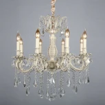 Подвесная люстра Omnilux Taranto OML-74403-08 (220V, на цепи, подсвечник, свеча)