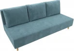 Диван прямой Лига-033 (Бирюзовый/Велюр) Лига Диванов арт.121089