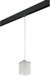 Трековый светильник однофазный 220V Lightstar Cristallo PRO795414 (хрусталь)