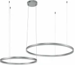 Подвесной светильник Galass V000012L (14001/2P Silver) (LED, 220V, пульт управления, на тросе, кольцо)