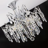Потолочная люстра каскадная на штанге Citilux Селена CL302160 (220V, хрусталь)