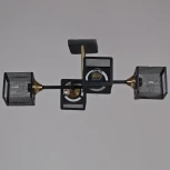 Потолочная люстра на штанге Reluce 06400-0.3-04 BK+COP