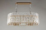 Подвесная люстра Aployt Verene APL.808.13.12 (220V, хрусталь, на цепи, свеча)