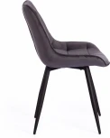 Обеденный стул Tetchair ABRUZZO (Металл,Ткань/Серый,Черный) 15556