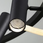 Подвесной светильник с гибким неоном Odeon Light Corda 4391/55L (LED, 220V, на тросе, кольцо)