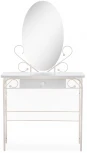 Туалетный столик Woodville Клео 3 белый / белый 446224