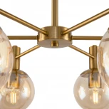 Люстра потолочная на штанге Globo FR5175PL-06BS (220V, шар)