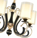 Подвесная люстра Arte Milano Florentia-2237 302237/5 Bk/Gd (220V, на цепи)