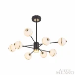 Потолочная люстра на штанге Arte Milano 272069/8 BK (LED, 220V, шарики)