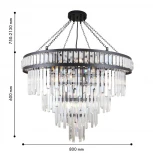 Подвесная люстра Favourite Preston 4731-19P