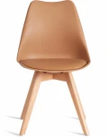 Стул TULIP (mod. 73-1) / 2 шт. в упаковке Tetchair (Дерево,Пластик,Экокожа/Бежевый) арт.24368
