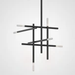 Люстра на штанге Traverse H90 Black ImperiumLoft Traverse01 (207812-26) (220V)