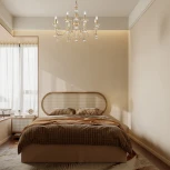 Подвесная люстра Arte Milano AM346109 346109/8 FGD (220V, подвески, на цепи, подсвечник, свеча)